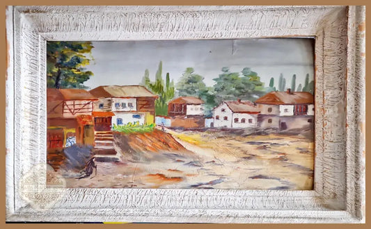 Картина масло на фазер - antique