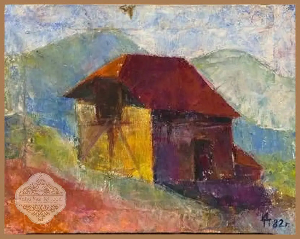 Картина масло на платно - antique