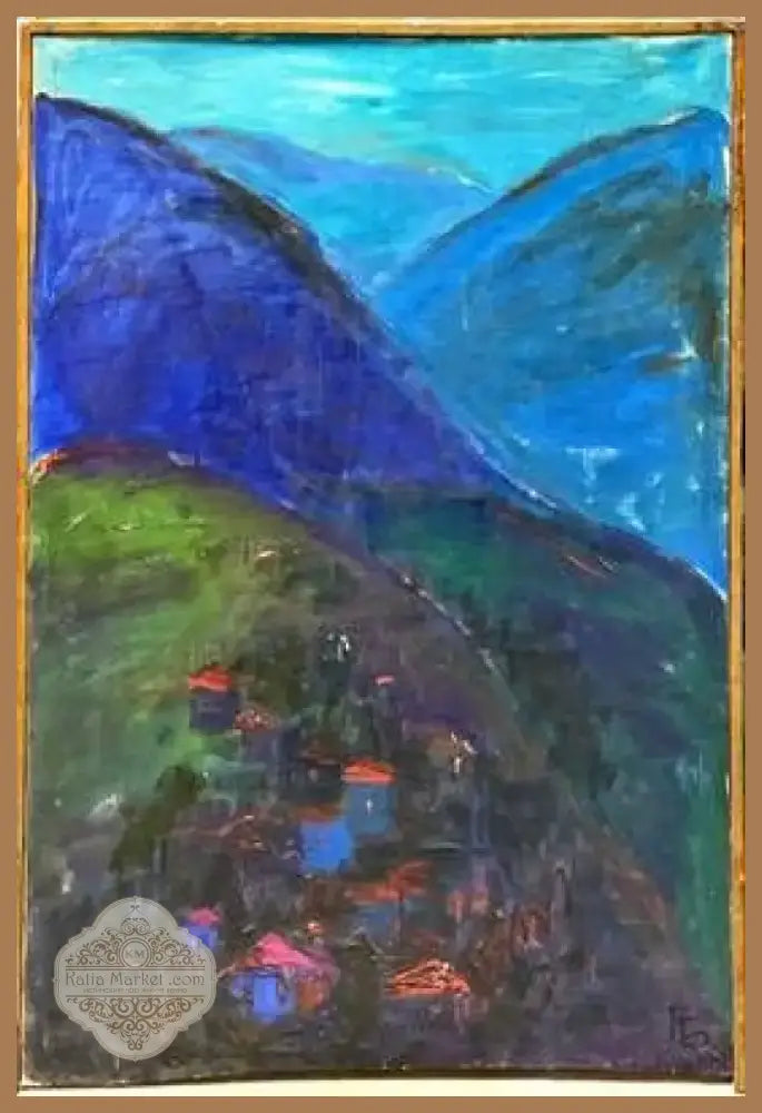 картина масло платно в рамка (780) - Картина