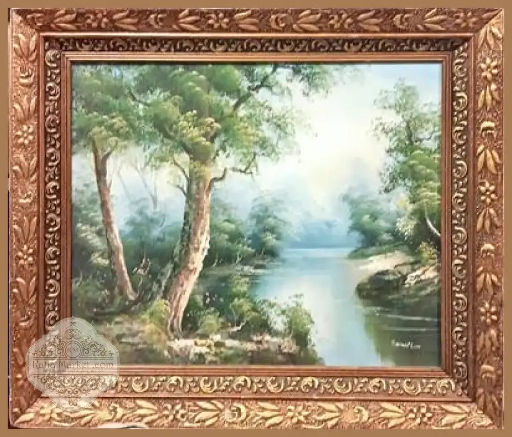 Картина масло върху платно с рамка (492) - Картина