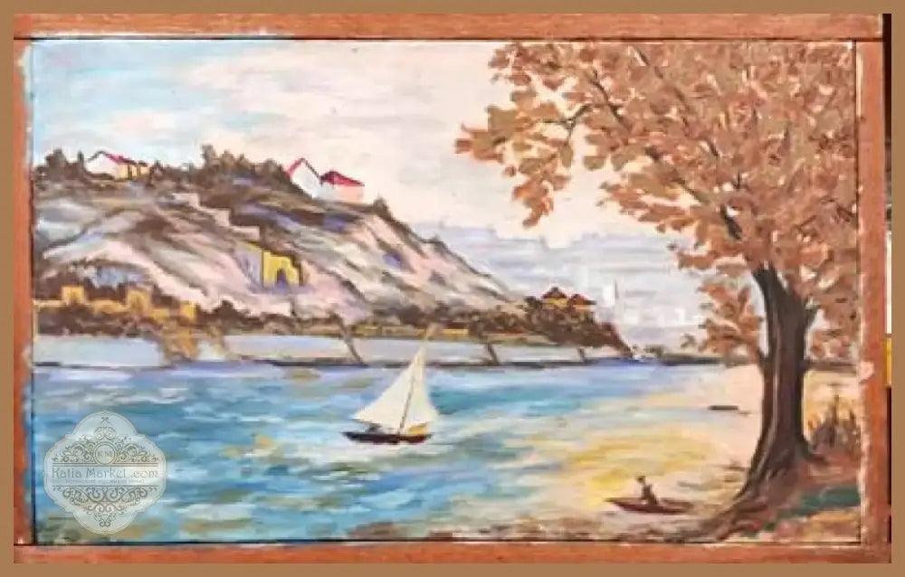 Картина масло върху платно с рамка (652) - Картина