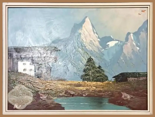 Картина масло върху платно с рамка (543) - Картина