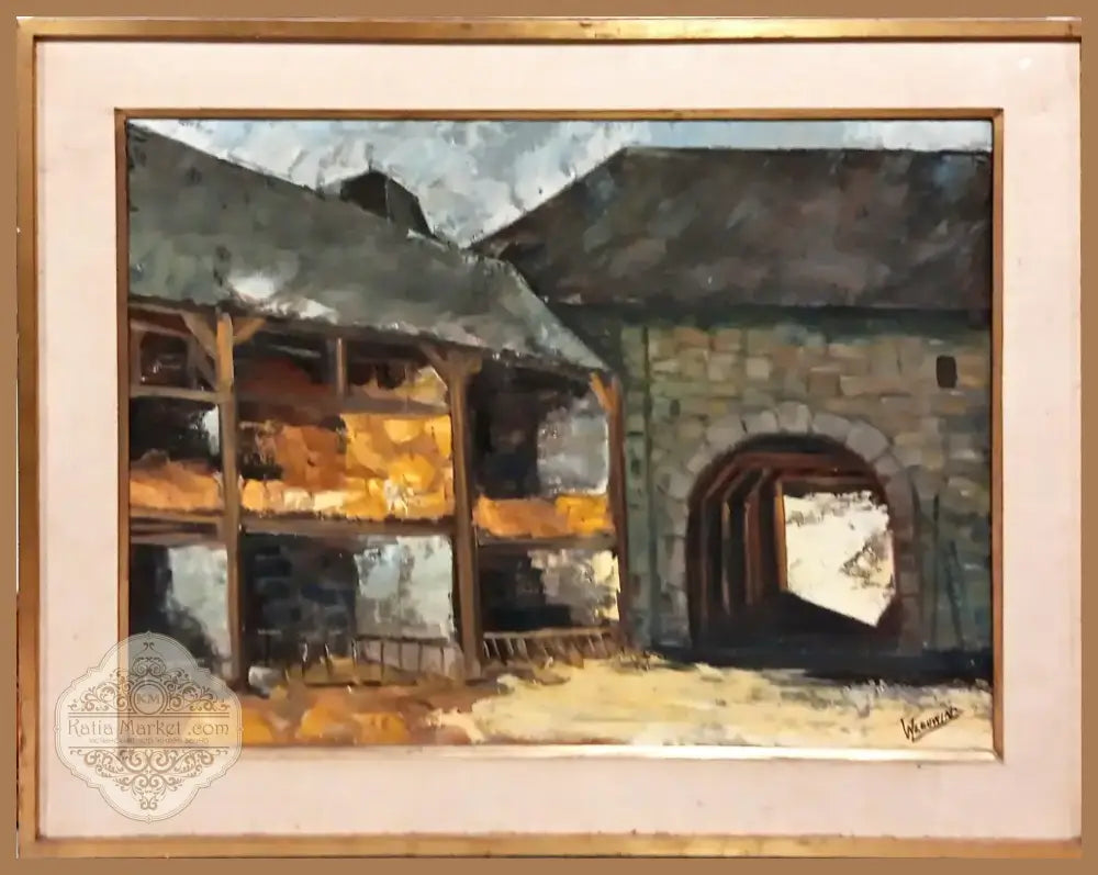 Картина масло върху платно с рамка (550) - Картина