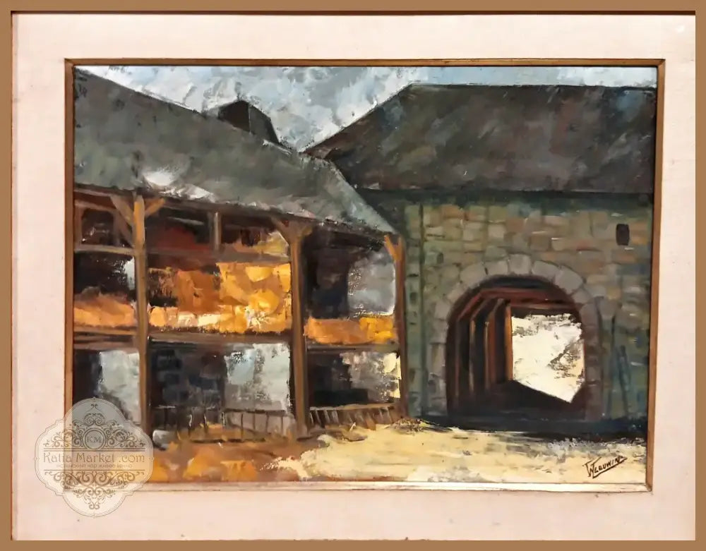 Картина масло върху платно с рамка (550) - Картина
