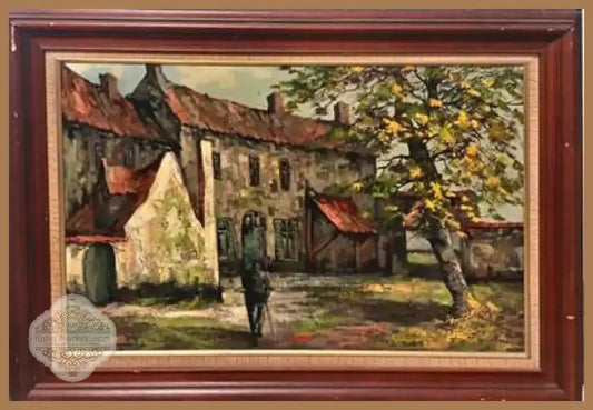 Картина масло върху платно с рамка (602) - Картина