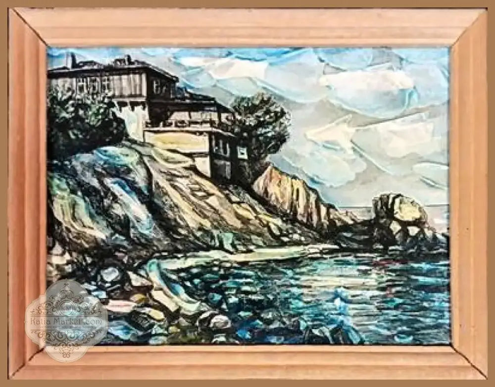 Картина масло върку фазер с рамка (645) - Картина