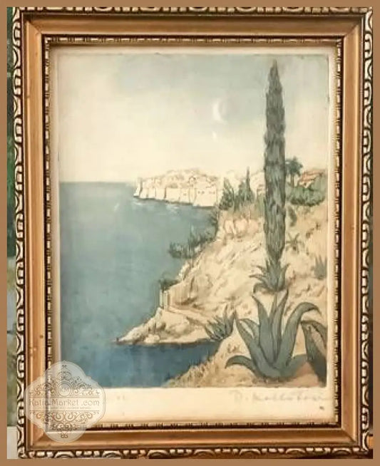 Картина молив хартия в рамка - antique