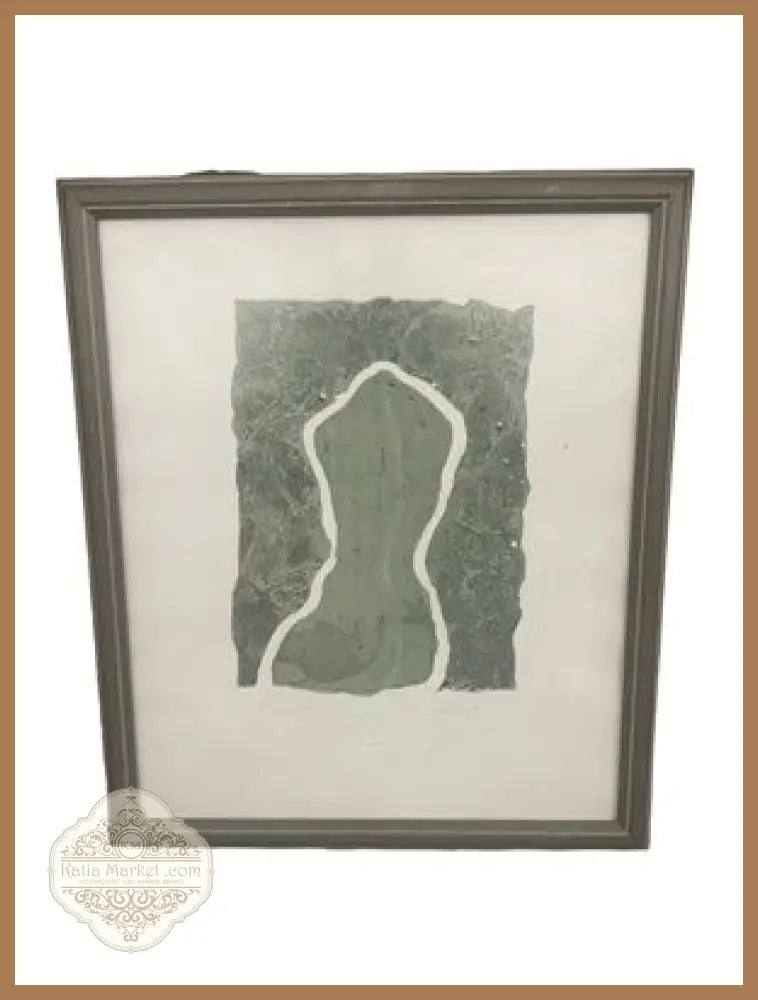 Картина офорт,,Вода’ Е/А IV/X в рамка - antique