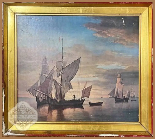 Картина принт,картон в рамка - antique