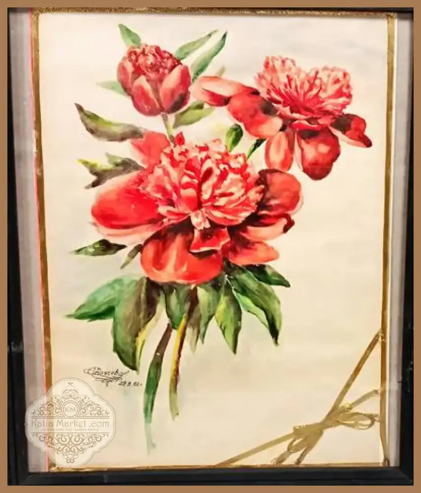 Картина репродукция с рамка и стъкло (633) - Картина