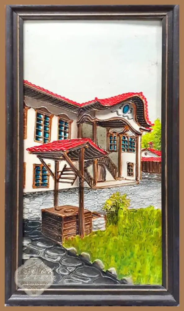 Картина смесена техника - ’Из Пловдив’ Борислав Тодоров 1995 - antique