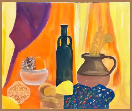 Картина върху фазер масло - antique