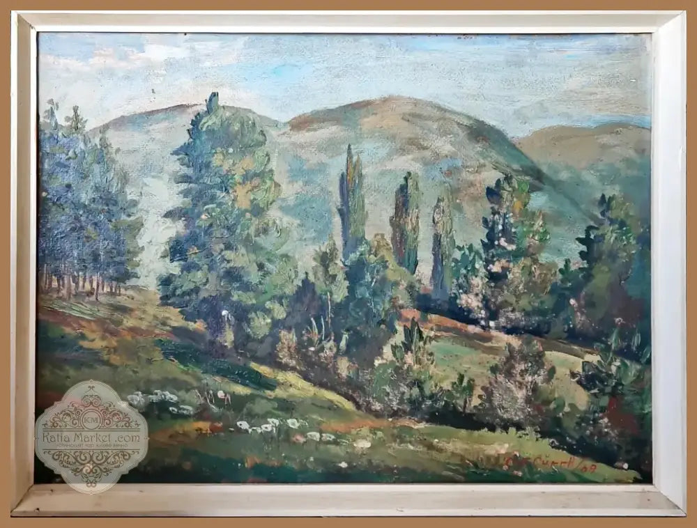 Картина върху фазер с рамка (159) - Картина