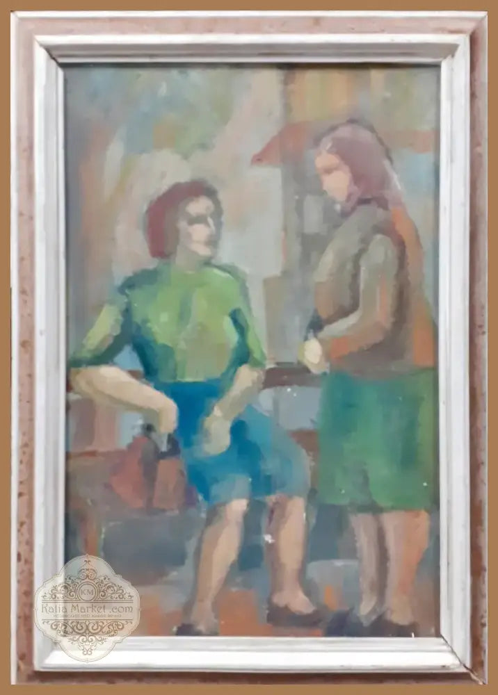 Картина върху фазер с рамка масло (378) - Картина