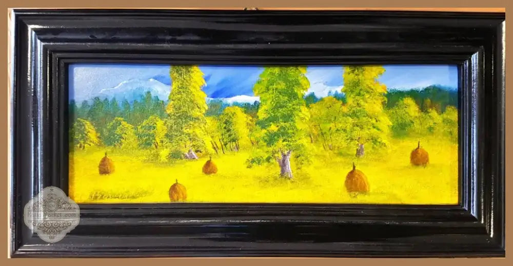 Картина върху фазер с рамка масло (369) - Картина