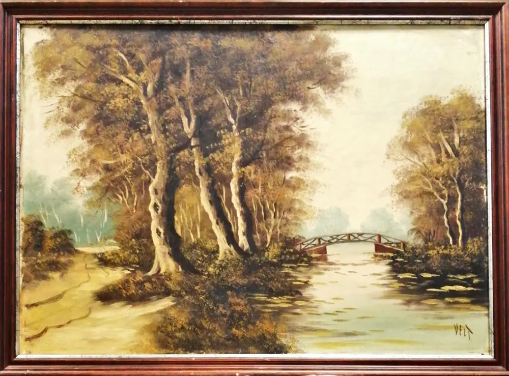 Картина върху фазер с рамка масло (224) - Картина