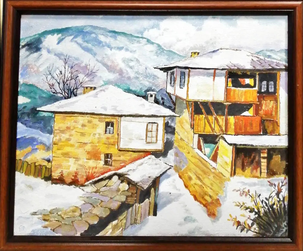 Картина върху платно без рамка масло (269) - Картина