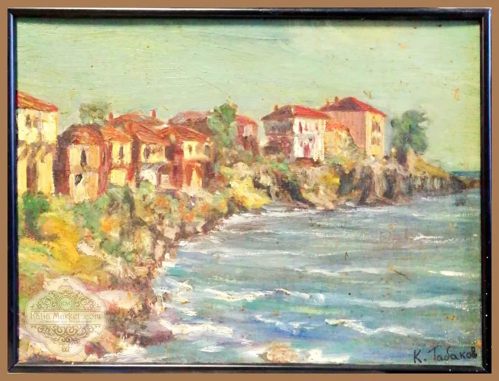 Картина върху платно без рамка масло апрликация - antique