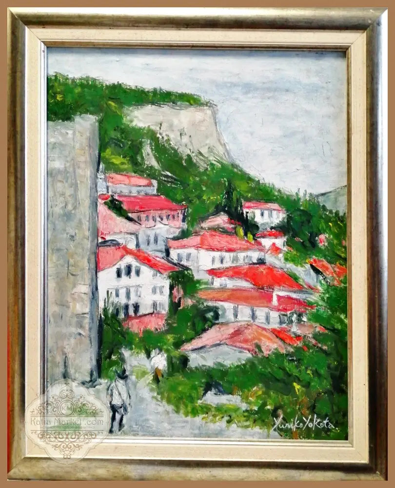 Картина върху платно без рамка масло апрликация - antique