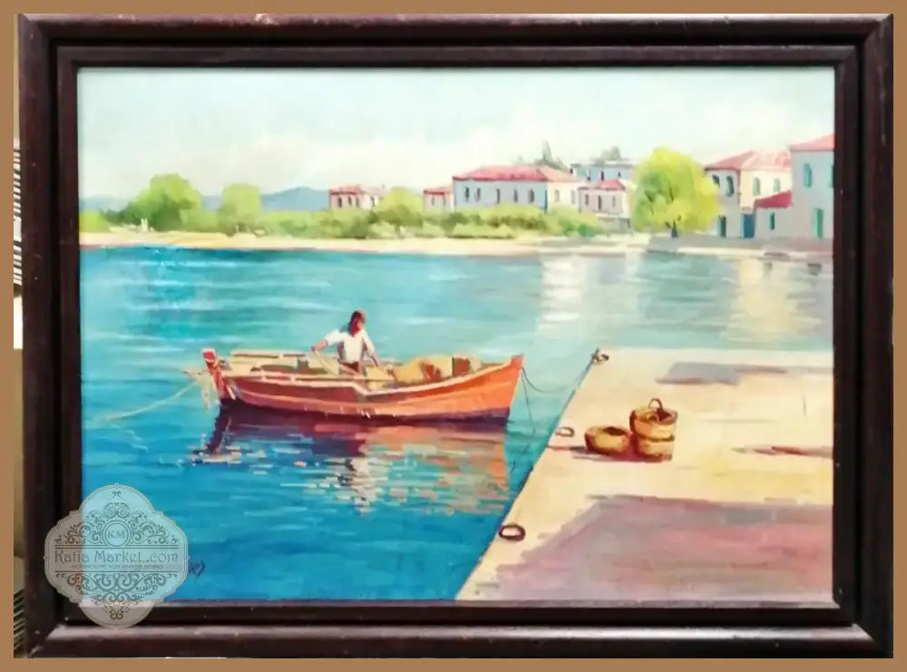 Картина върху платно с рамка масло (325) - Картина