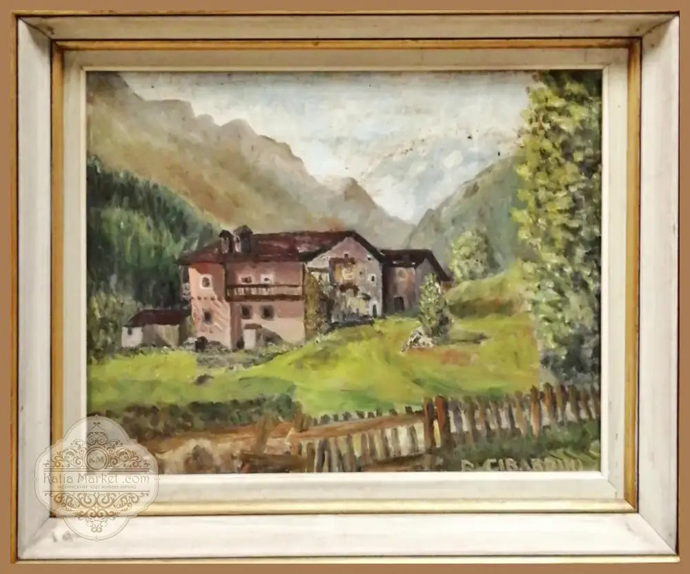 Картина върху платно с рамка масло (346) - Картина