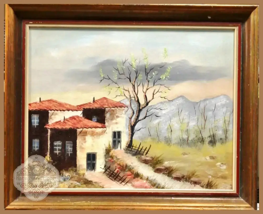 Картина върху платно с рамка масло (226) - Картина