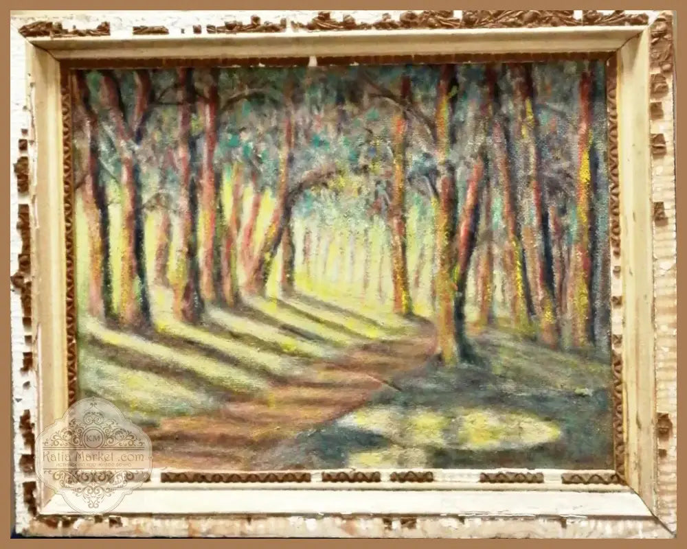 Картина върху платно с рамка масло (313) - Картина
