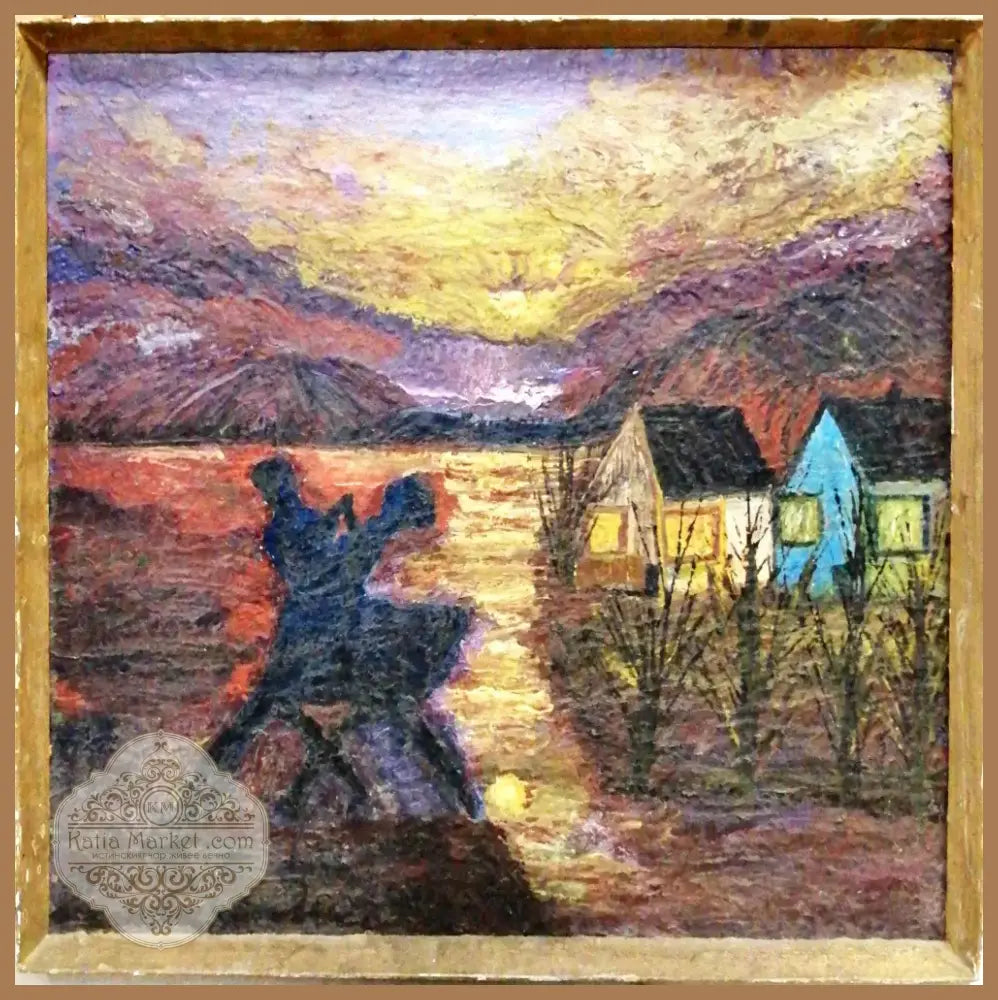 Картина върху платно с рамка масло (265) - Картина