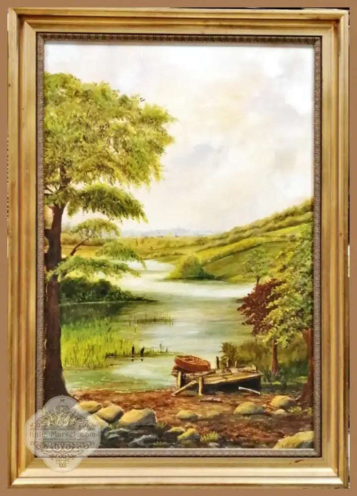 Картина върху платно с рамка масло (328) - Картина