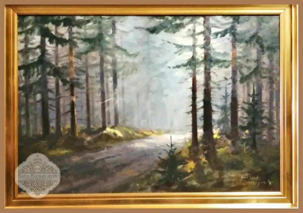 Картина върху платно с рамка масло (254) - Картина