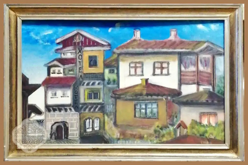 Картина върху платно с рамка масло (283) - Картина