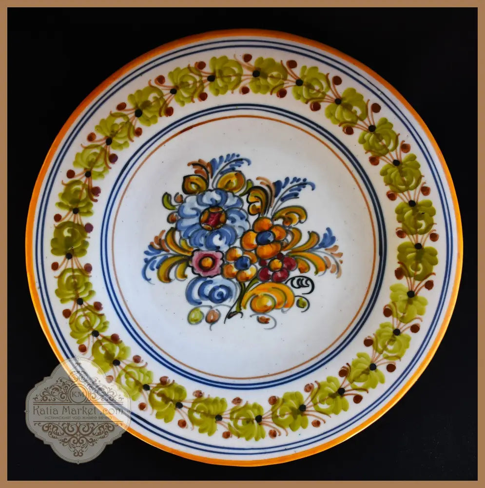 Керамична чиния Талавера де ла Рейна - Испания - antique