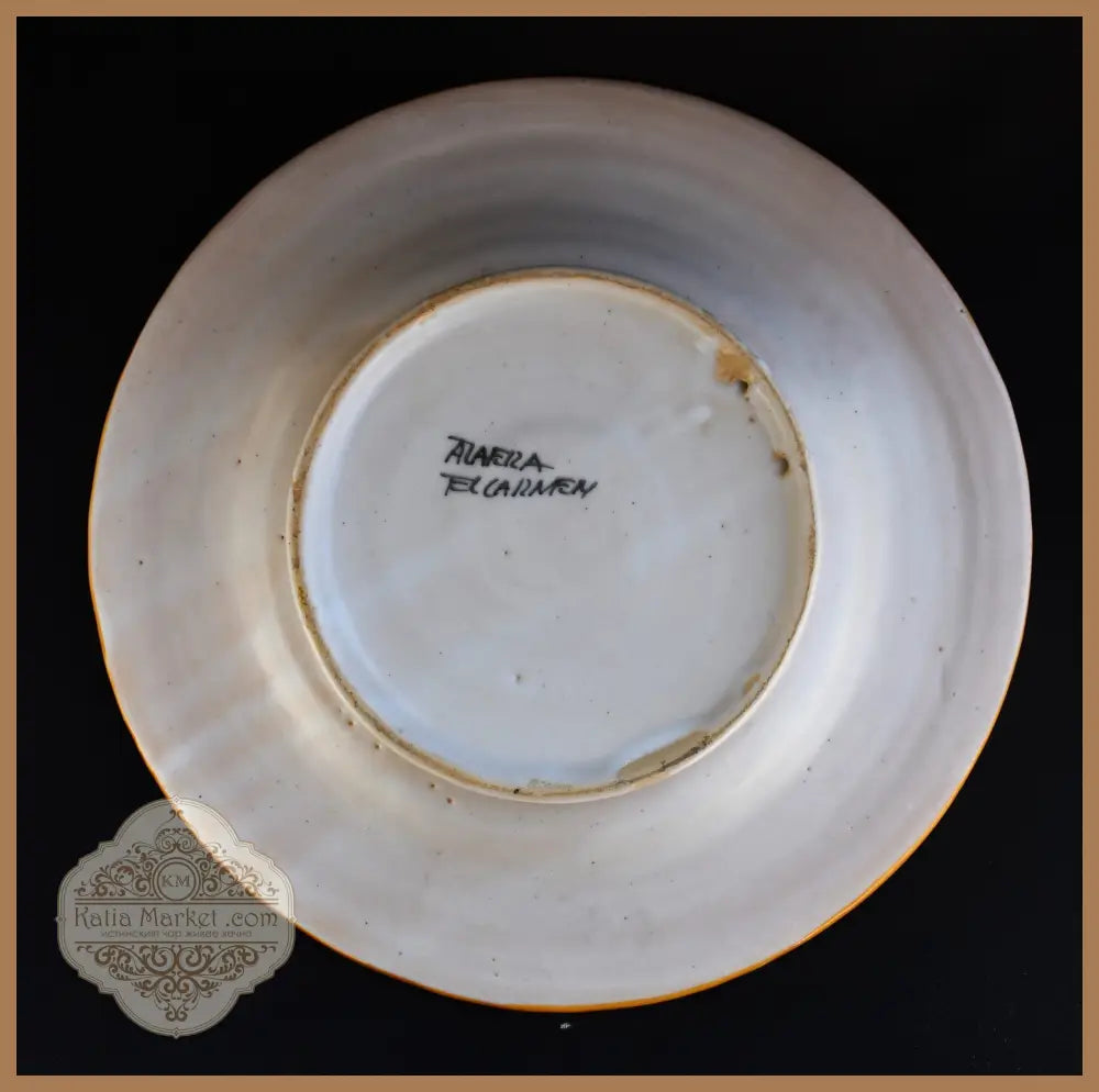 Керамична чиния Талавера де ла Рейна - Испания - antique