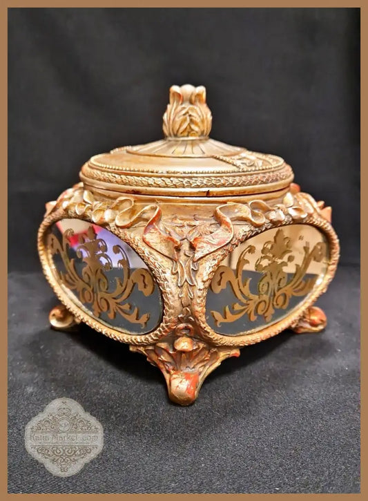 Керамична кутия с вградени огледала - antique