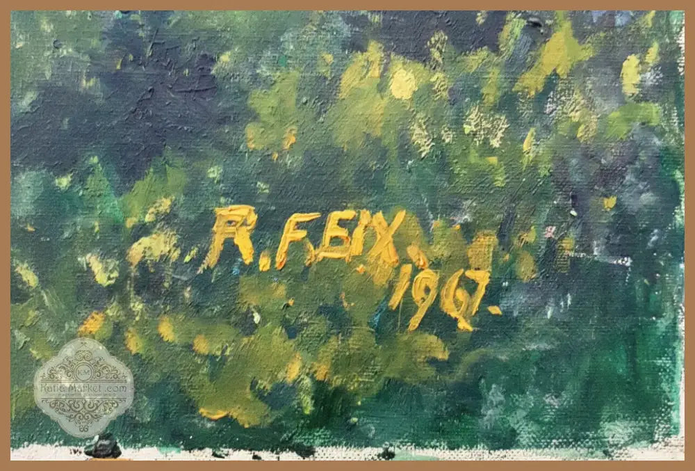 Зимна планина, R. Feix — гръб