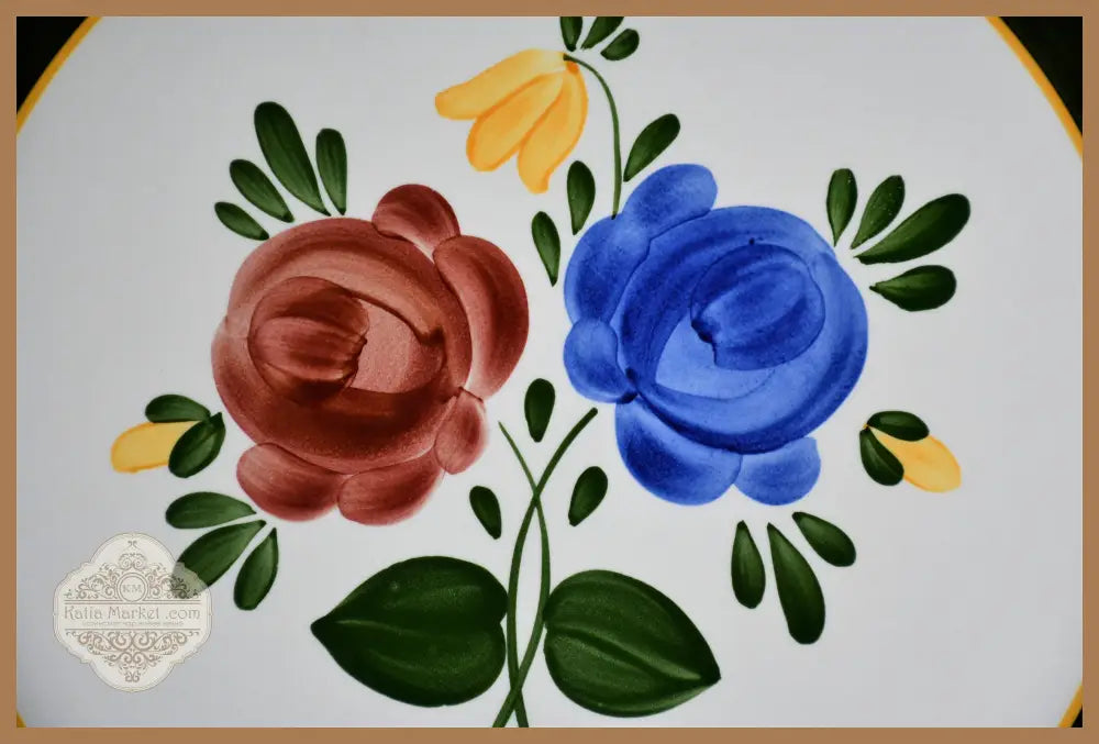 Класически винтидж поднос ’Villeroy & Boch’ модел BAUERNBLUME - antique