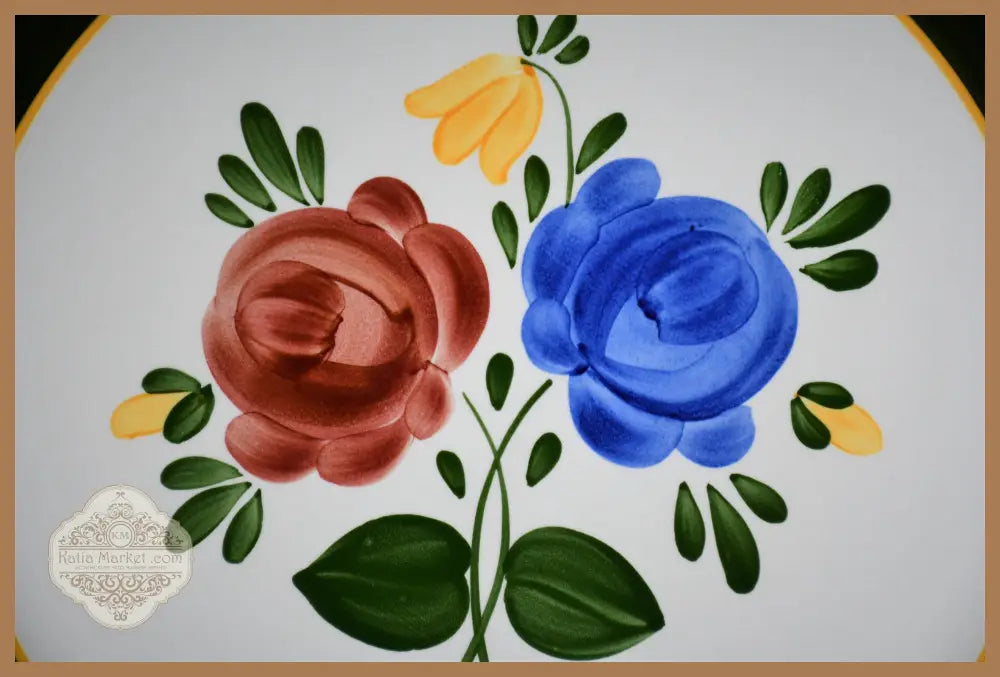 Класически винтидж поднос ’Villeroy & Boch’ модел BAUERNBLUME - antique