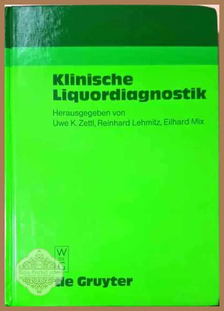 Klinische liquordiagnostik - Книги