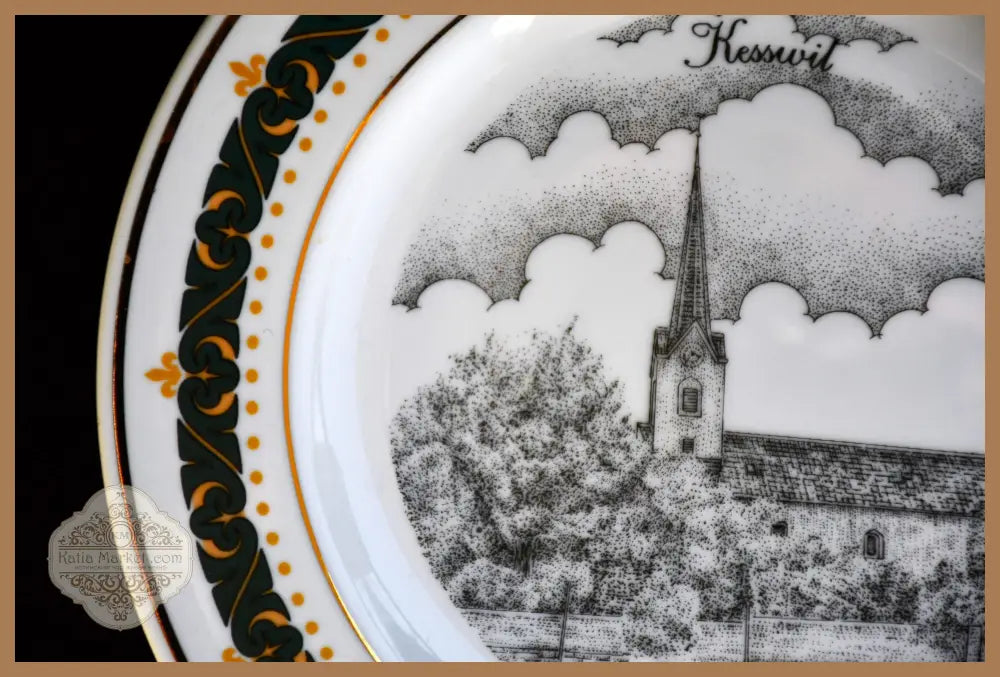 Колекционна чиния №1 Швейцария - antique