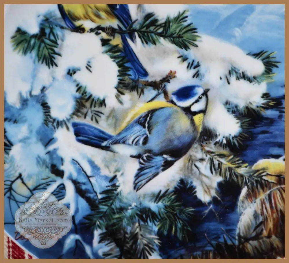Колекционна чиния ’Vogel im Winter’ - ’Hutschenreuther’ - antique