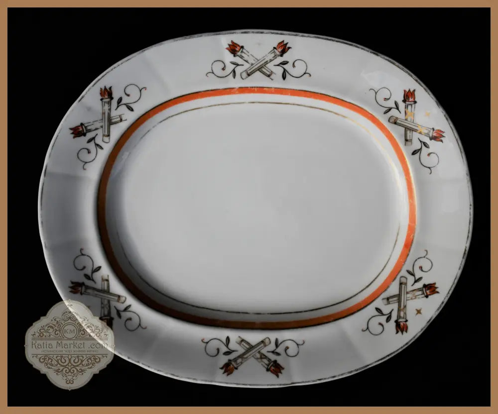 Комплект антични колекционни чинии Швеция. Модел ’Facklan’. - antique