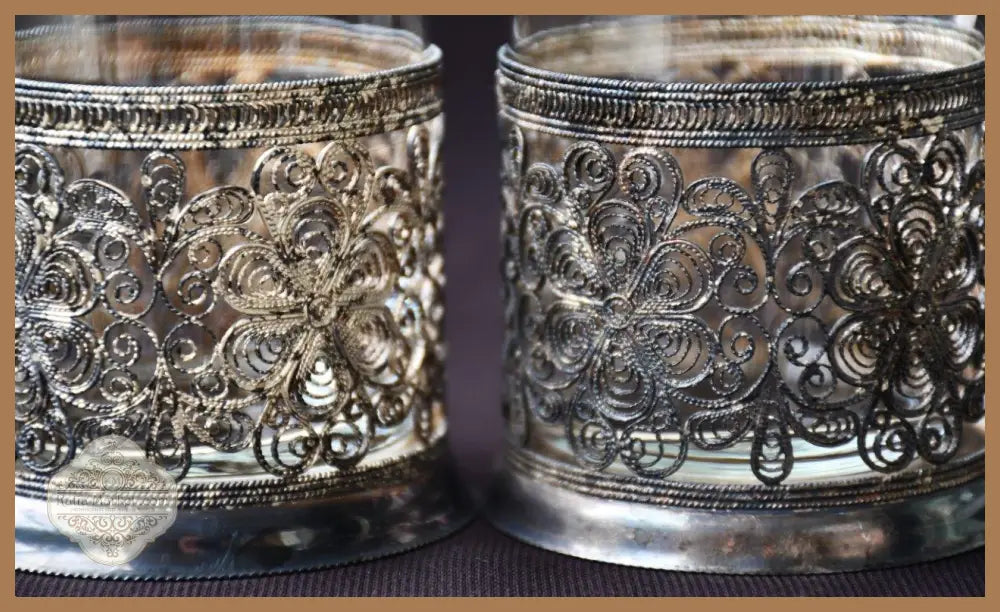 Комплект от два винтидж сета за чай - СССР - antique
