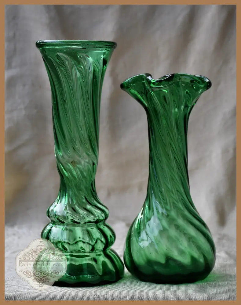 Коплект вази Hoosier Glass - antique