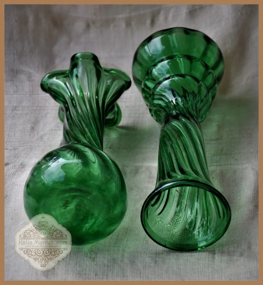 Коплект вази Hoosier Glass - antique