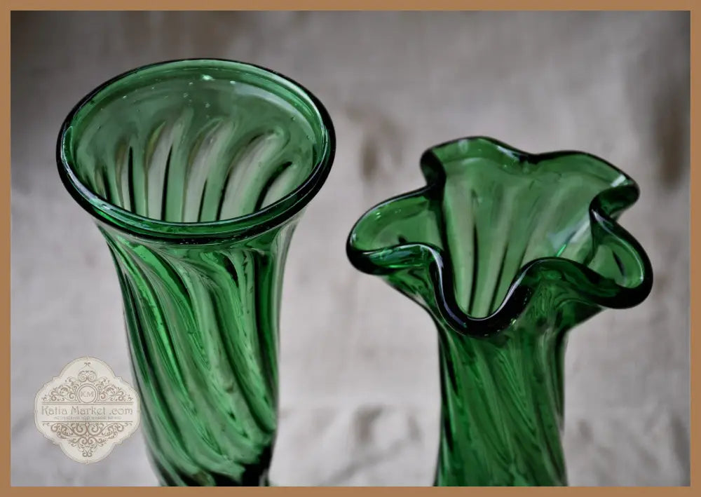 Коплект вази Hoosier Glass - antique