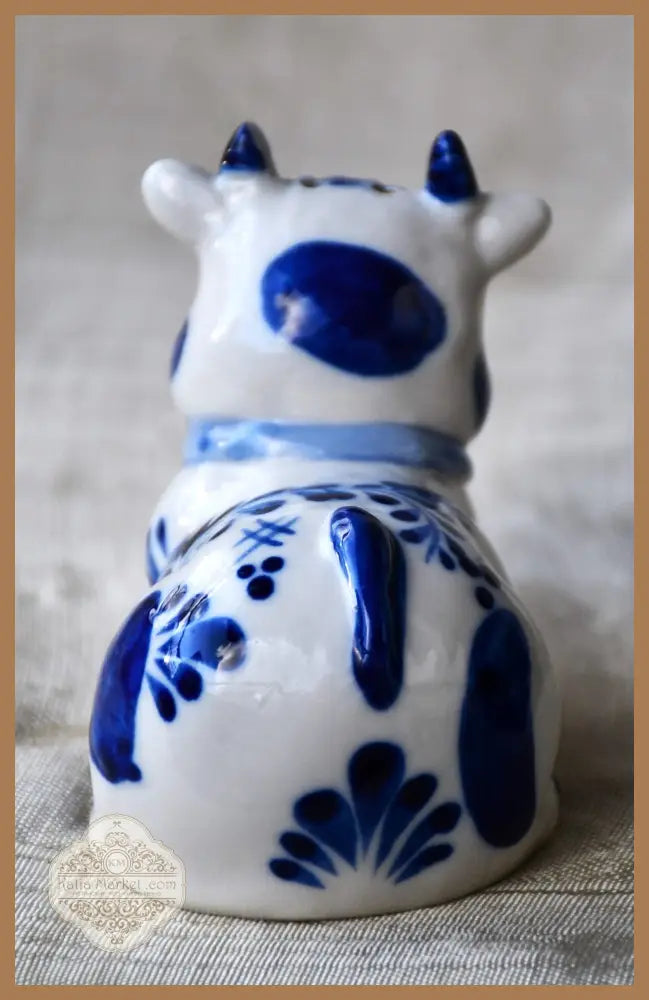 Крава-солница Delft - antique