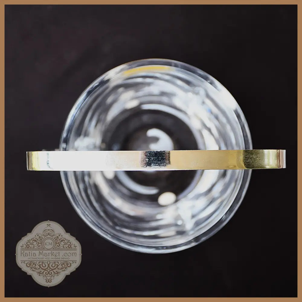 Кристална ледарка с хромова дръжка - Cristal de Sèvres Франция - Стъклен предмет
