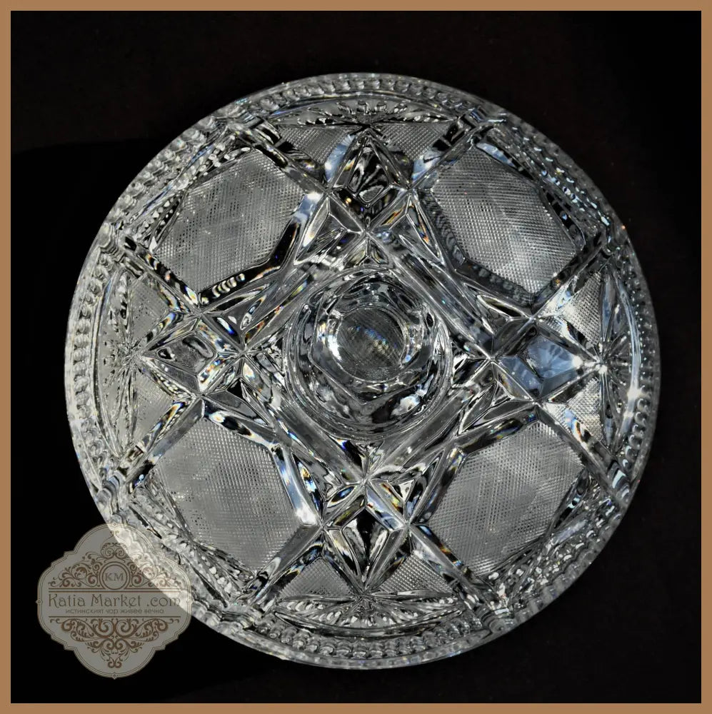 Кристална винтидж бомбониера (2 кг.) - antique