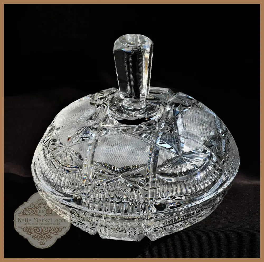 Кристална винтидж бомбониера (2 кг.) - antique