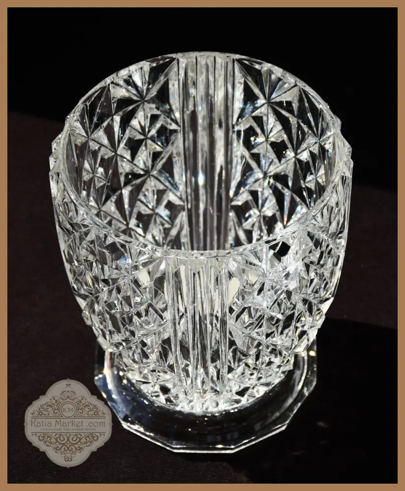 Кристална винтидж ваза Art Deco - antique